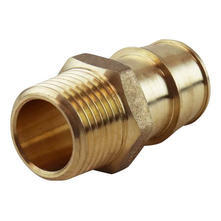 APOLLO EXPANSION PEX 1 in. Brass PEX-A Expansion Barb x 3/4 in. MNPT Reducing Male Adapter EPXMA134